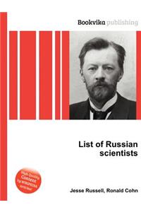 List of Russian Scientists