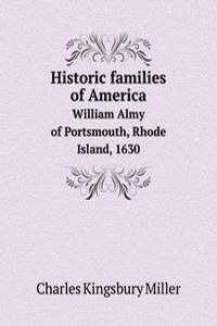 Historic families of America