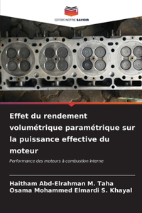 Effet du rendement volumétrique paramétrique sur la puissance effective du moteur