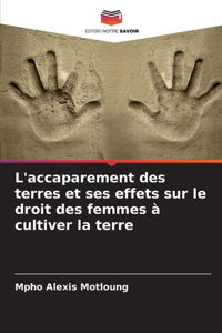 L'accaparement des terres et ses effets sur le droit des femmes à cultiver la terre