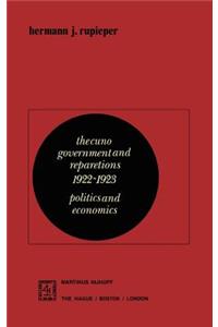 The Cuno Government and Reparations 1922–1923