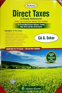 Padhuka?s Direct Taxes - A Ready Referencer