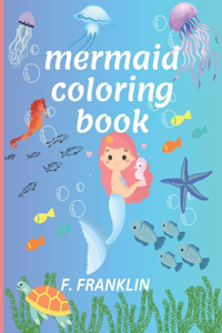 mermaid coloring book