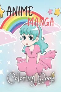 Anime Manga Coloring Book