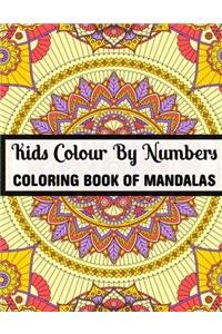 Kids Colour By Numbers Coloring Book Of Mandalas