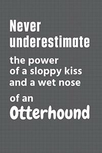 Never underestimate the power of a sloppy kiss and a wet nose of an Otterhound