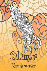 Calamar - Libro de colorear