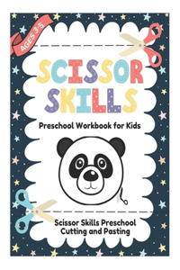 Scissor Skills Preschool Workbook for Kids 3-5