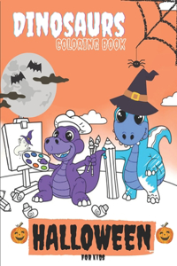Halloween Dinosaurs Coloring Book For Kids