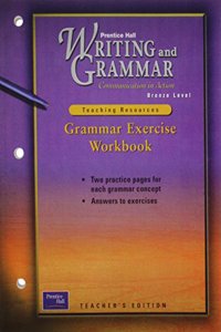 Prentice Hall Writing & Grammar Hands-On Grammar Activity Book Grade 7 2001c First Edition