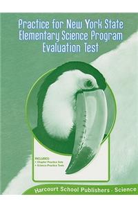 Harcourt Science: Practice/El Science Program Evaluation Test Student Edition Grade 3