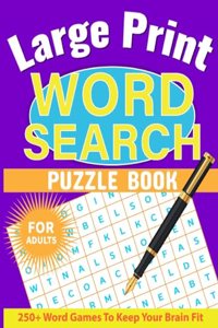 Large Print Word Search for Adults
