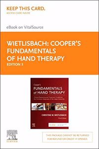 Cooper's Fundamentals of Hand Therapy - Elsevier eBook on Vitalsource (Retail Access Card)