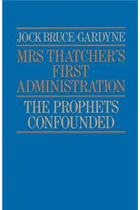Mrs Thatcher's First Administration