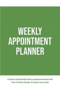 Weekly Appointment Planner