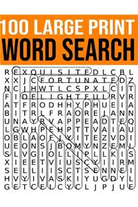 100 Large Print Word Search