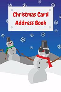 Christmas Card Address Book