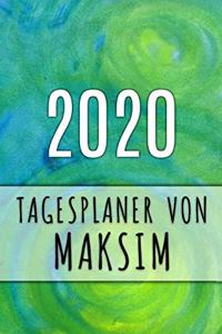 2020 Tagesplaner von Maksim