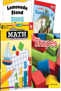 Learn-At-Home: Explore Math Bundle Grade Pk: 4-Book Set