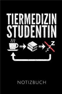 Tiermedizin Studentin Notizbuch