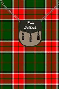 Clan Pollock Tartan Journal/Notebook