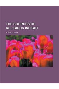 The Sources of Religious Insight