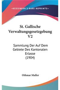 St. Gallische Verwaltungsgesetzgebung V2