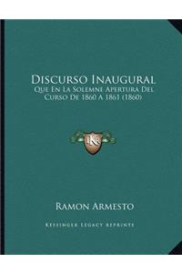 Discurso Inaugural