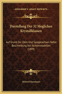 Darstellung Der 32 Moglichen Krystallklassen