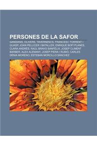 Persones de La Safor