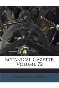 Botanical Gazette, Volume 72