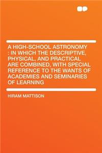 A High-School Astronomy