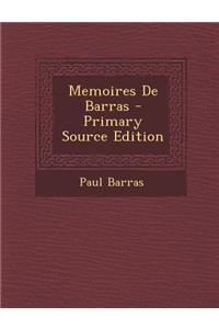 Memoires de Barras
