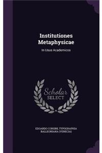 Institutiones Metaphysicae