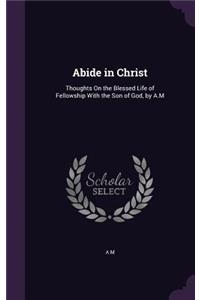 Abide in Christ