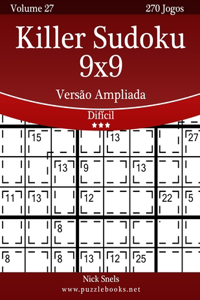Killer Sudoku 9x9 Versão Ampliada - Difícil - Volume 27 - 270 Jogos