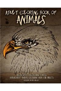 Adult Coloring Book of Animals