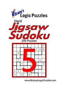 Brainy's Logic Puzzles Hard Jigsaw Sudoku #5