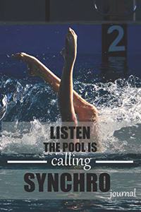 Synchro Swimming Notebook journal