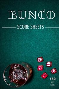 Bunco score sheets