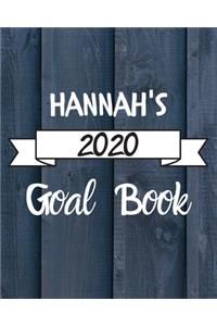 Hannah's 2020 Goal Book