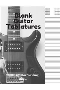 Blank Guitar Tablatures