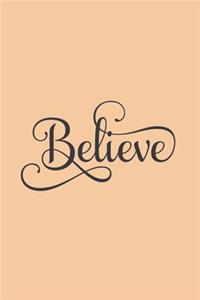 Believe, Christmas Notebook Kids, Draw and Write Journal for Kids