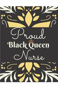 2020 - 2021 Planner Proud Black Queen Nurse