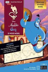 IncrediBuilds Disney's Aladdin: Genie Book and 3D Wood Model