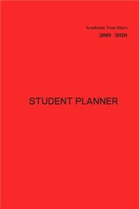 2019-2020 Academic Diary Week to View A5 Organiser Planner