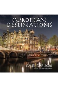 European Destinations Calendar 2020