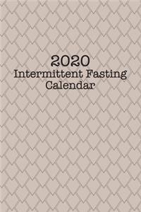 2020 Intermittent Fasting Calendar