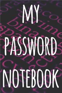 My Password Notebook