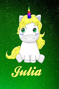 Julia Personalized Name Journal